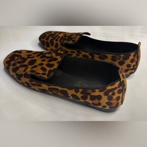 Used Leopard Print Loafers
